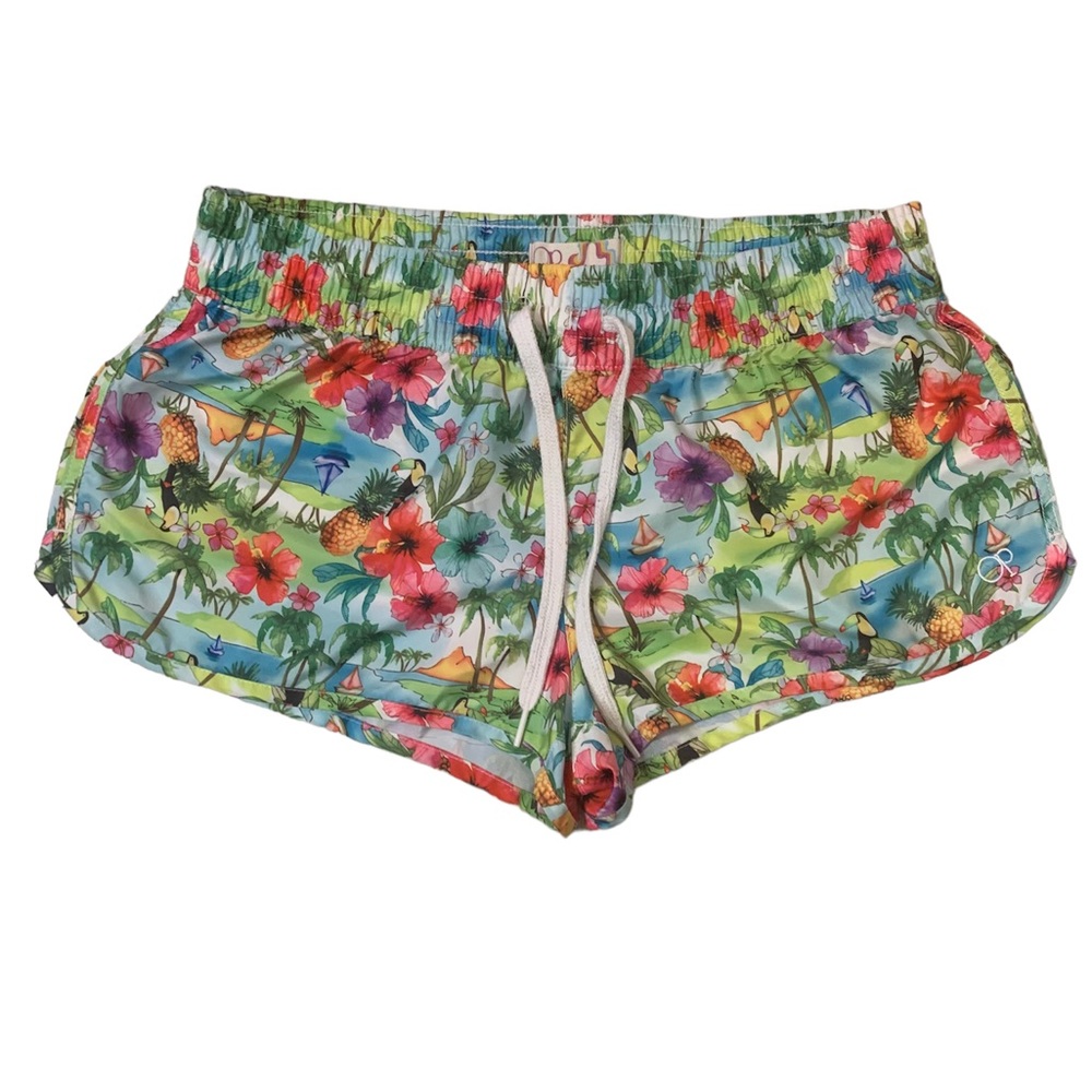OP Junior’s Hawaiian Running Shorts - Juniors size medium